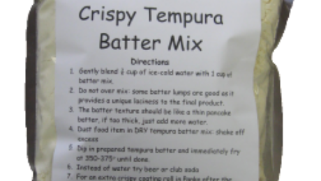 Crispy Tempura Batter Mix Retail Package 24oz