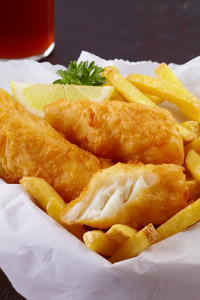 tempura battered fish & chips