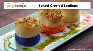 Baked Crusted Scallops