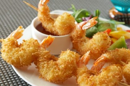 Light & Crispy Shrimp Skewers