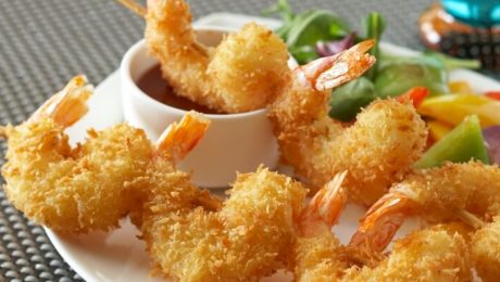 Light & Crispy Shrimp Skewers