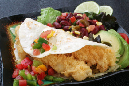 Fish Tacos with Tempura batter mix