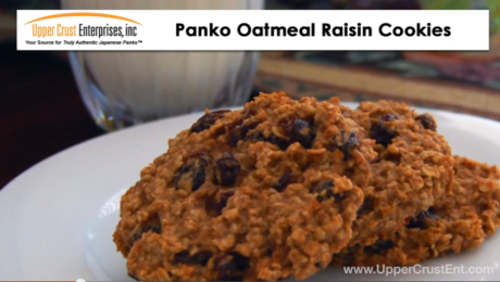Panko Oatmeal Raisin Cookies